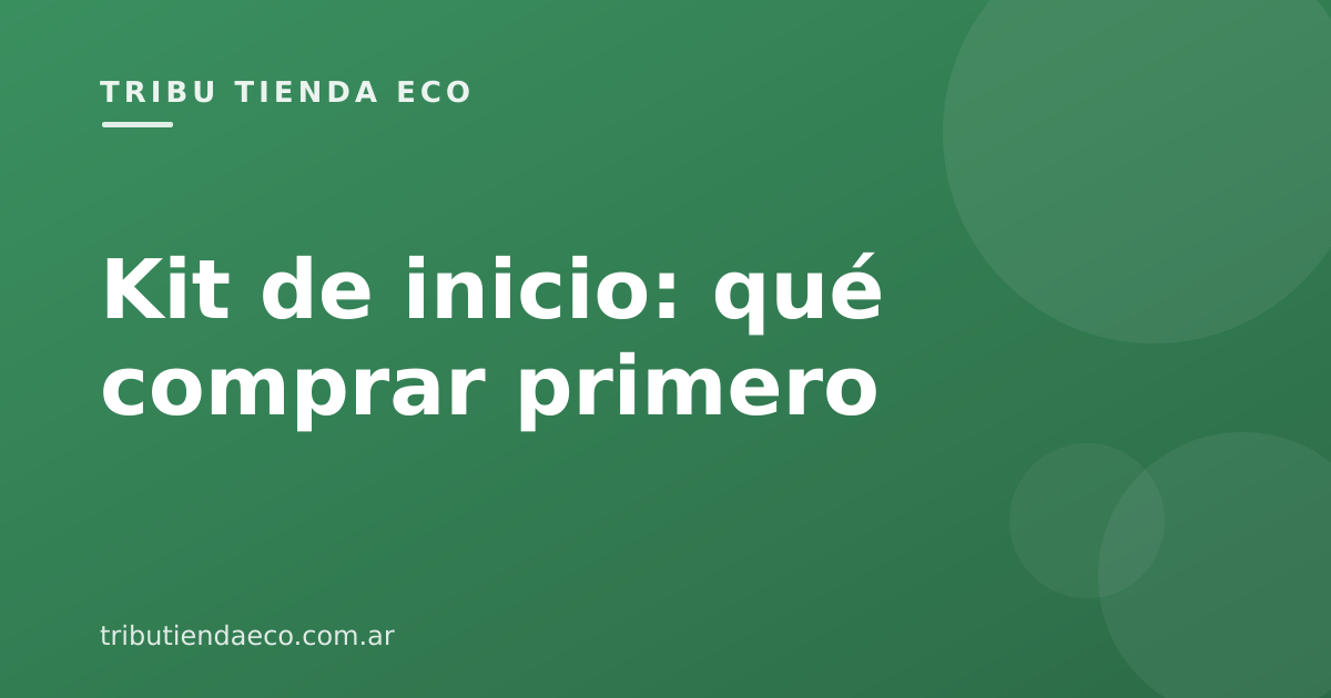 Kit de inicio de pañales de tela: qué comprar primero