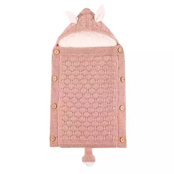 Portaenfant Bag de Lana con Corderito y Botones
