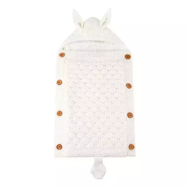 Portaenfant Bag de Lana con Corderito y Botones