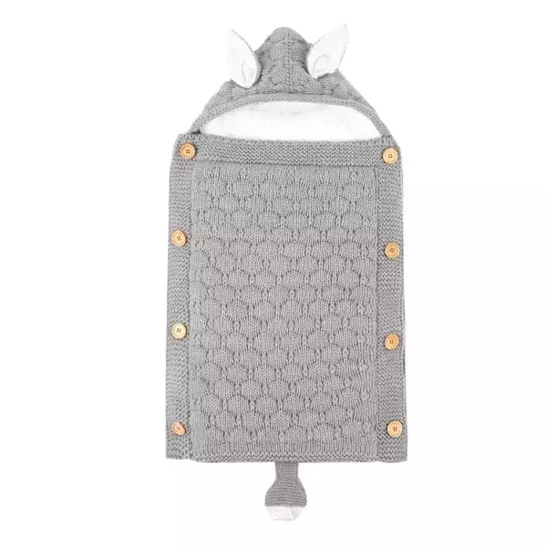Portaenfant Bag de Lana con Corderito y Botones